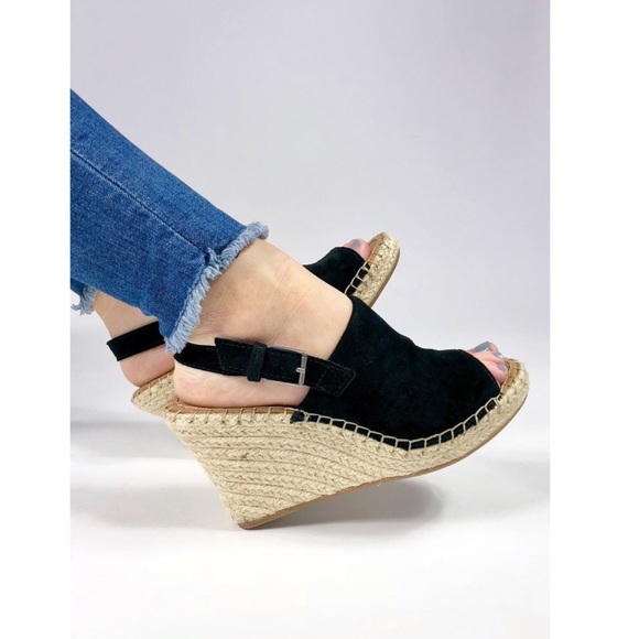 TOMS Monica Slingback Wedge Sandal NIB Size 7.5 - Picture 3 of 8